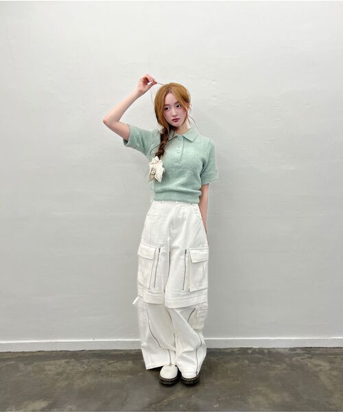 LARTIGENT(ラーティゼン)の「L7 WIDE POCKET PANTS(WHITE)(その他パンツ・レディース・その他・M)」の6枚目の写真