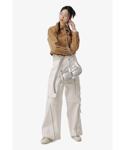 LARTIGENT(ラーティゼン)の「L7 WIDE POCKET PANTS(WHITE)(その他パンツ・レディース・その他・M)」の4枚目の写真