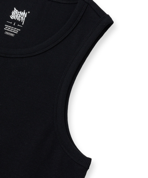BROWNBREATH（ブラウンブレス）の「TAG SLEEVELESS - BLACK（Tシャツ/カットソー・レディース・その他・S/M/L/XL）」の4枚目の写真