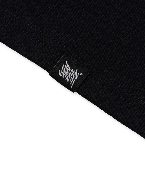 BROWNBREATH（ブラウンブレス）の「TAG SLEEVELESS - BLACK（Tシャツ/カットソー・レディース・その他・S/M/L/XL）」の5枚目の写真