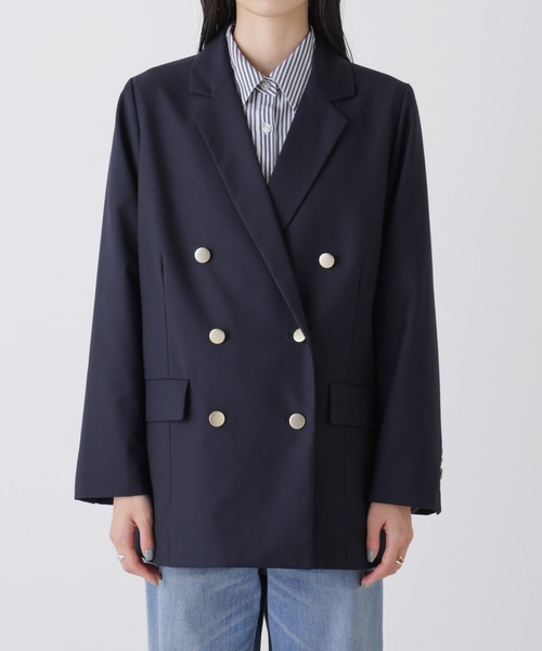 ダブルブレストジャケット（テーラードジャケット）｜NANO universe