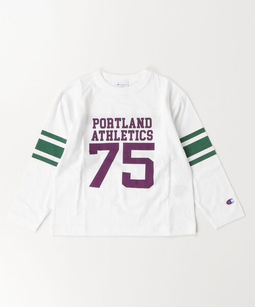 セール】【Champion/チャンピオン】キッズ ロングスリーブフットボール