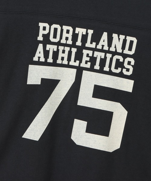 Champion（チャンピオン）の「【Champion/チャンピオン】キッズ ロングスリーブフットボールTシャツ（Tシャツ/カットソー・キッズ・オートミール/ブラック系その他/ホワイト・130/120/110/100/160/150/140）」の12枚目の写真