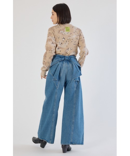 RODEO CROWNS WIDE BOWL(ロデオクラウンズワイドボウル)の「SHARE パターンワッフルトップス(Tシャツ/カットソー・レディース・ベージュ系その他/ブラック系その他/グリーン系その他2・LARGE/MEDIUM)」の8枚目の写真