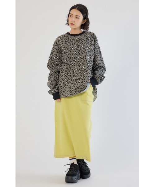 RODEO CROWNS WIDE BOWL(ロデオクラウンズワイドボウル)の「SHARE パターンワッフルトップス(Tシャツ/カットソー・レディース・ベージュ系その他/ブラック系その他/グリーン系その他2・LARGE/MEDIUM)」の13枚目の写真