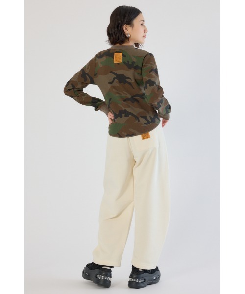 RODEO CROWNS WIDE BOWL(ロデオクラウンズワイドボウル)の「SHARE パターンワッフルトップス(Tシャツ/カットソー・レディース・ベージュ系その他/ブラック系その他/グリーン系その他2・LARGE/MEDIUM)」の19枚目の写真