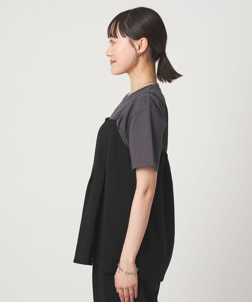 green label relaxing(グリーンレーベルリラクシング)の「シアーエア キャミソール マシンウォッシャブル(キャミソール・レディース・ブラック/ダークブラウン/ベージュ・FREE)」の18枚目の写真