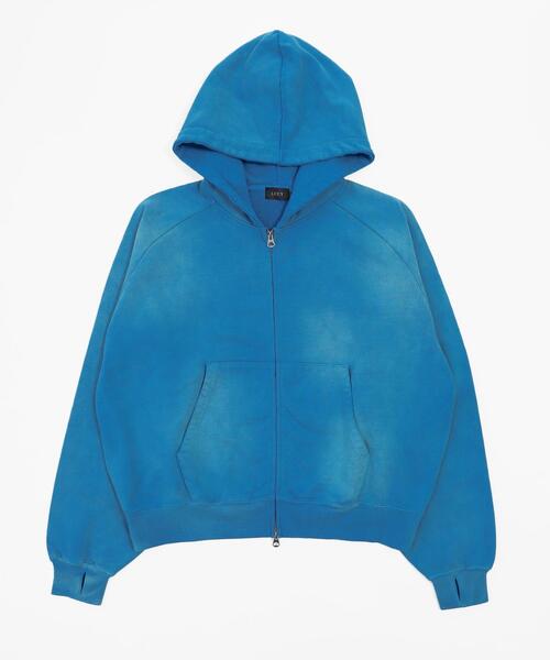 LUCY（ルーシー）の「LUCY/【26年春新作】ショートZIPパーカー（パーカー・メンズ・レッド系その他/ブルー系その他/杢グレー/ブラック系その他・LARGE/MEDIUM）」の12枚目の写真
