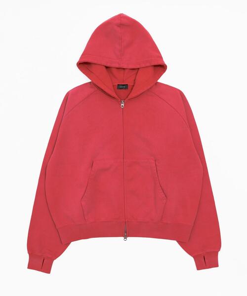 LUCY（ルーシー）の「LUCY/【26年春新作】ショートZIPパーカー（パーカー・メンズ・レッド系その他/ブルー系その他/杢グレー/ブラック系その他・LARGE/MEDIUM）」の13枚目の写真