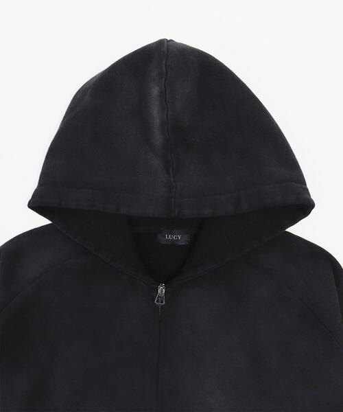 LUCY（ルーシー）の「LUCY/【26年春新作】ショートZIPパーカー（パーカー・メンズ・レッド系その他/ブルー系その他/杢グレー/ブラック系その他・LARGE/MEDIUM）」の7枚目の写真