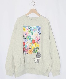 WEICA（ウェイカ）の「ScoLar(スカラー) 画家スカラーちゃんキャンバス柄プルオーバー（スウェット）」