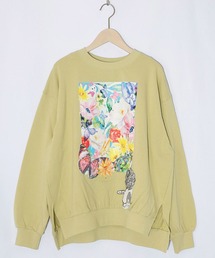 WEICA（ウェイカ）の「ScoLar(スカラー) 画家スカラーちゃんキャンバス柄プルオーバー（スウェット）」