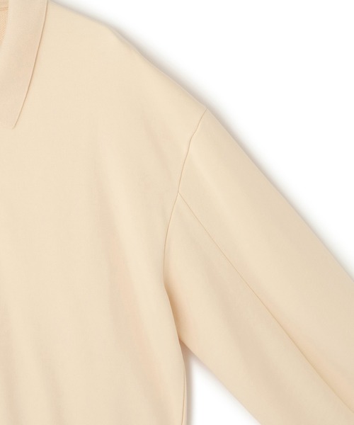 ADAM ET ROPE'（アダムエロペ）の「【WEB限定】ポロ襟フォルムプルオーバー（スウェット・レディース・オフホワイト/ネイビー/ピンク系その他2・FREE）」の21枚目の写真