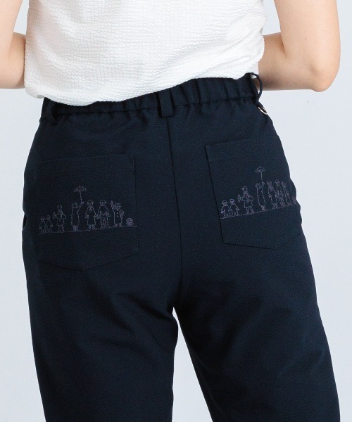 Picone CLUB(ピッコーネクラブ)の「速乾サッカー地バック刺繍パンツ(その他パンツ・レディース・ライトブルー/ネイビー/ベージュ・LL/L/M/S)」の20枚目の写真