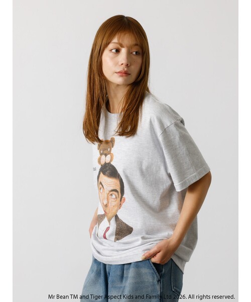 GOOD ROCK SPEED（グッドロックスピード）の「【GOOD ROCK SPEED/グッドロックスピード】Mr Bean Tshirt/ミスター・ビーンTシャツ/ユニセックス（Tシャツ/カットソー・メンズ・グレー系その他・M/L/XL）」の4枚目の写真