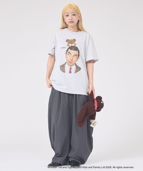 GOOD ROCK SPEED（グッドロックスピード）の「【GOOD ROCK SPEED/グッドロックスピード】Mr Bean Tshirt/ミスター・ビーンTシャツ/ユニセックス（Tシャツ/カットソー・メンズ・グレー系その他・M/L/XL）」の6枚目の写真
