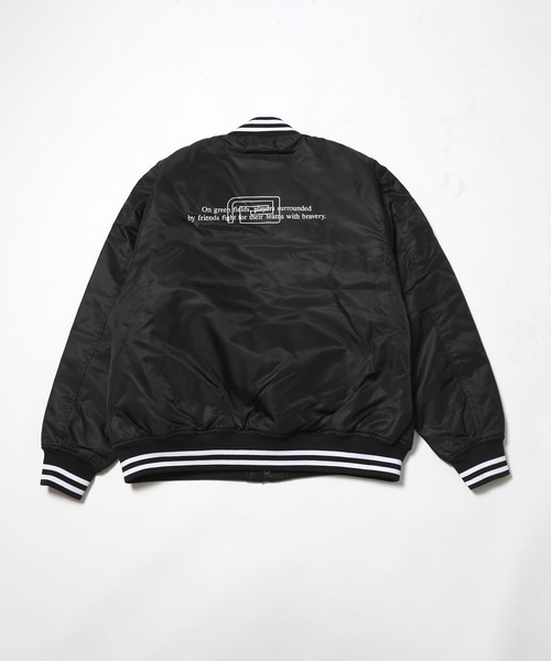reversal.dogi.design.works（リバーサル・ドーギ・デザイン・ワークス）の「＜reversal/リバーサル＞Warfield BIG rvddw CONCEPT STUDIUM JACKET（スタジャン・メンズ・ブラック・X-LARGE/LARGE/MEDIUM）」の5枚目の写真