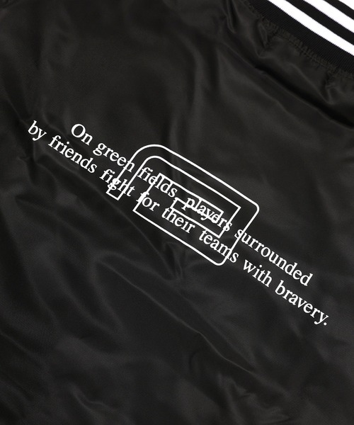 reversal.dogi.design.works（リバーサル・ドーギ・デザイン・ワークス）の「＜reversal/リバーサル＞Warfield BIG rvddw CONCEPT STUDIUM JACKET（スタジャン・メンズ・ブラック・X-LARGE/LARGE/MEDIUM）」の6枚目の写真