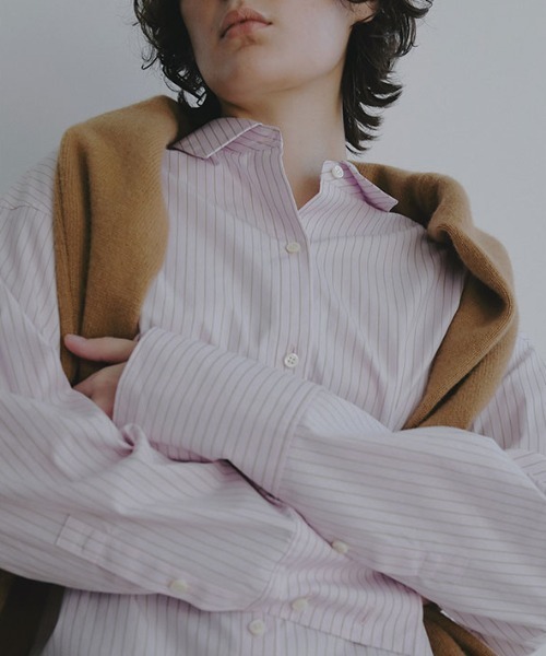 ETRE TOKYO(エトレトウキョウ)の「DEPENDREブロードシャツ(シャツ/ブラウス・レディース・ホワイト/ライトブルー/ライトピンク・FREE)」の4枚目の写真