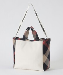 CB CRESTBRIDGE（シービークレストブリッジ）の「クレストブリッジチェックトリムバッグ（トートバッグ）」