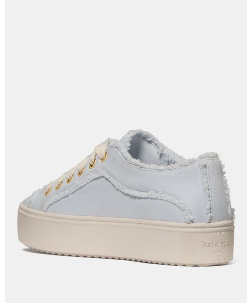 kate spade new york（ケイトスペード ニューヨーク）の「サム アイコン プラットフォーム スニーカー（スニーカー・レディース・ブルー・7/5/8/6）」の4枚目の写真