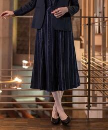 Reflect（リフレクト）の「【セットアップ可】ストライプ柄ジャカードスカート（スカート）」