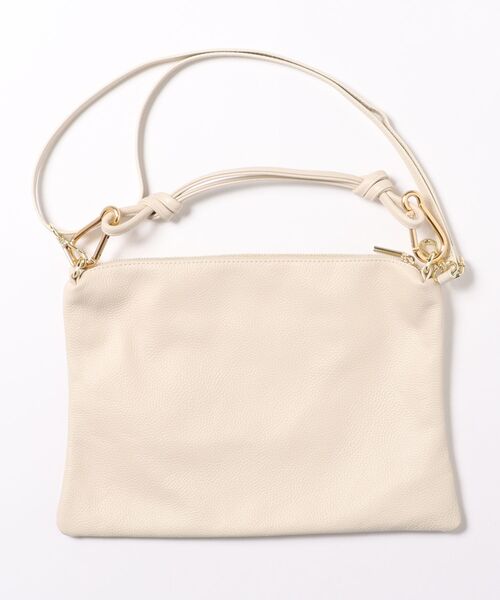 Scrap Book（スクラップブック）の「【Scrap Book】ループハンドルショルダーバッグ（ショルダーバッグ・レディース・ホワイト/ブラック/オレンジ/シルバー・FREE）」の7枚目の写真