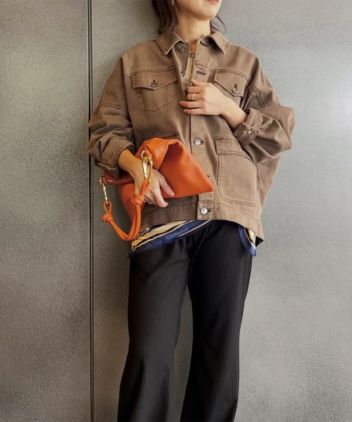 Scrap Book（スクラップブック）の「【Scrap Book】ループハンドルショルダーバッグ（ショルダーバッグ・レディース・ホワイト/ブラック/オレンジ/シルバー・FREE）」の11枚目の写真