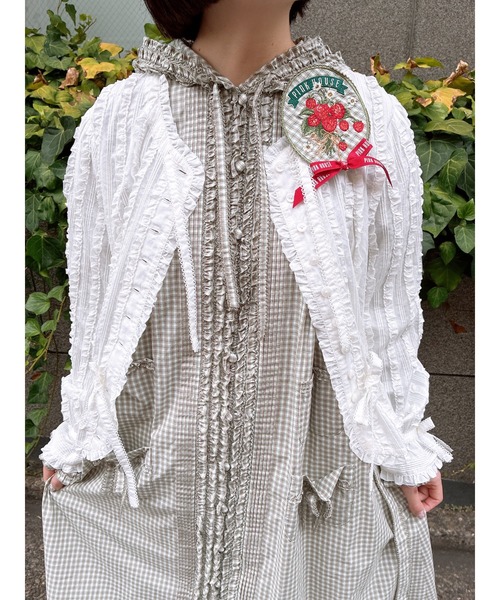 フリル使いローンブラウス（シャツ/ブラウス）｜PINK HOUSE（ピンク