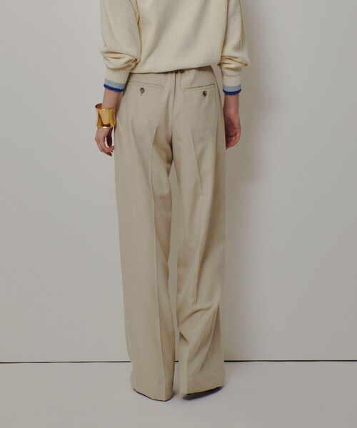 allureville（アルアバイル）の「ウェストタックデザインパンツ（その他パンツ・レディース・キャメル/ベージュ・1/2）」の4枚目の写真