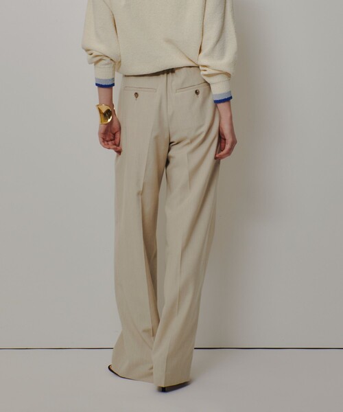allureville（アルアバイル）の「ウェストタックデザインパンツ（その他パンツ・レディース・キャメル/ベージュ・1/2）」の5枚目の写真