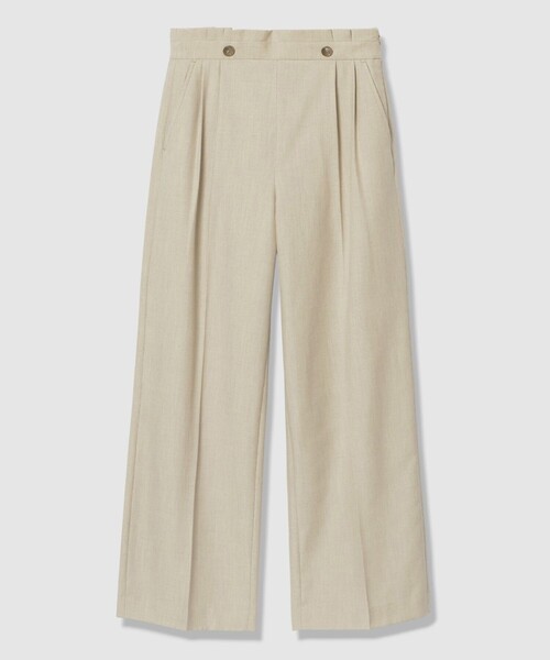 allureville（アルアバイル）の「ウェストタックデザインパンツ（その他パンツ・レディース・キャメル/ベージュ・1/2）」の8枚目の写真