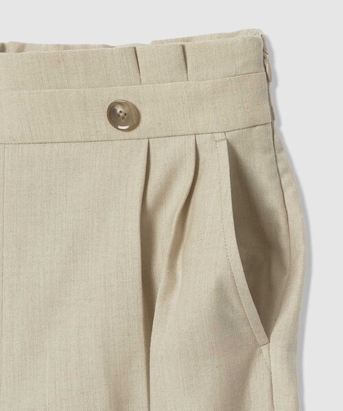 allureville（アルアバイル）の「ウェストタックデザインパンツ（その他パンツ・レディース・キャメル/ベージュ・1/2）」の10枚目の写真