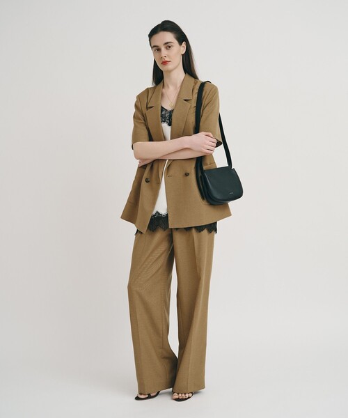 allureville（アルアバイル）の「ウェストタックデザインパンツ（その他パンツ・レディース・キャメル/ベージュ・1/2）」の15枚目の写真