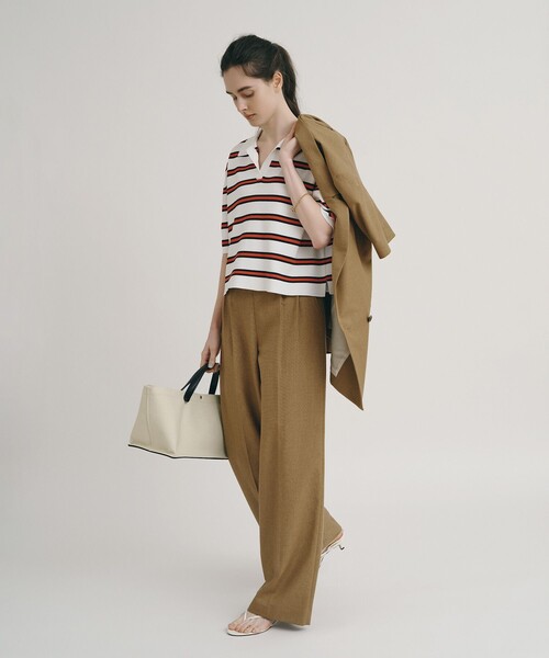 allureville（アルアバイル）の「ウェストタックデザインパンツ（その他パンツ・レディース・キャメル/ベージュ・1/2）」の16枚目の写真