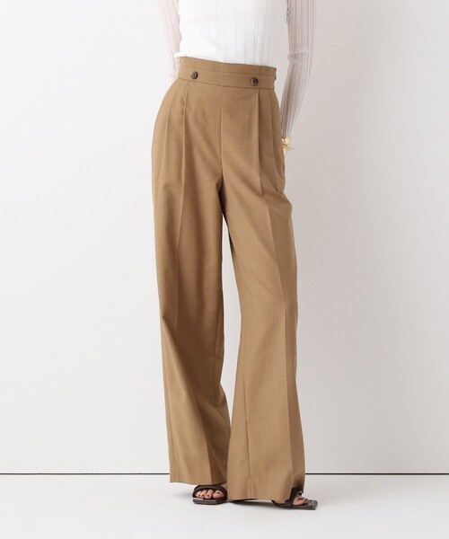 allureville（アルアバイル）の「ウェストタックデザインパンツ（その他パンツ・レディース・キャメル/ベージュ・1/2）」の17枚目の写真