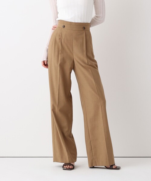 allureville（アルアバイル）の「ウェストタックデザインパンツ（その他パンツ・レディース・キャメル/ベージュ・1/2）」の18枚目の写真