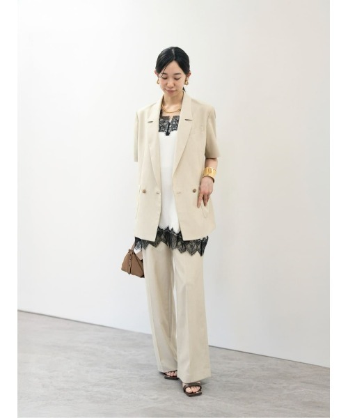 allureville（アルアバイル）の「ウェストタックデザインパンツ（その他パンツ・レディース・キャメル/ベージュ・1/2）」の21枚目の写真