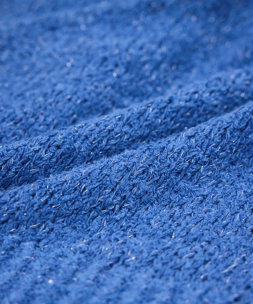 ROPE' PICNIC（ロペピクニック）の「フリンジヤーンラメニット（ニット/セーター・レディース・クリーム/ブルー系その他4/ラベンダー/キナリ・FREE）」の12枚目の写真