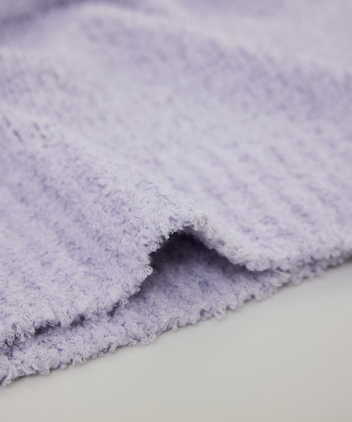 ROPE' PICNIC（ロペピクニック）の「フリンジヤーンラメニット（ニット/セーター・レディース・クリーム/ブルー系その他4/ラベンダー/キナリ・FREE）」の5枚目の写真