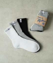 THE MILES（ザ マイルズ）の「"02"≪Robert P. Miller≫3足セット ピスネーム クルーソックス（ソックス/靴下）」