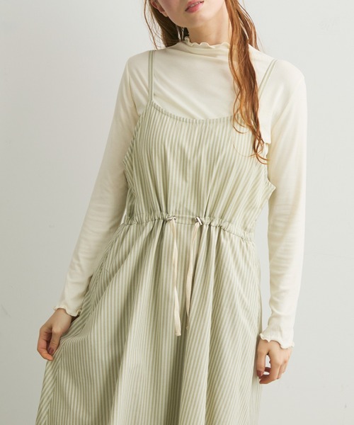 Crisp(クリスプ)の「メロウハイネックTシャツ(Tシャツ/カットソー・レディース・アイボリー/ブラック/イエロー・FREE)」の17枚目の写真