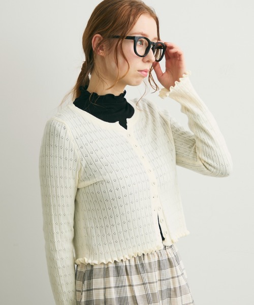 Crisp(クリスプ)の「メロウハイネックTシャツ(Tシャツ/カットソー・レディース・アイボリー/ブラック/イエロー・FREE)」の12枚目の写真