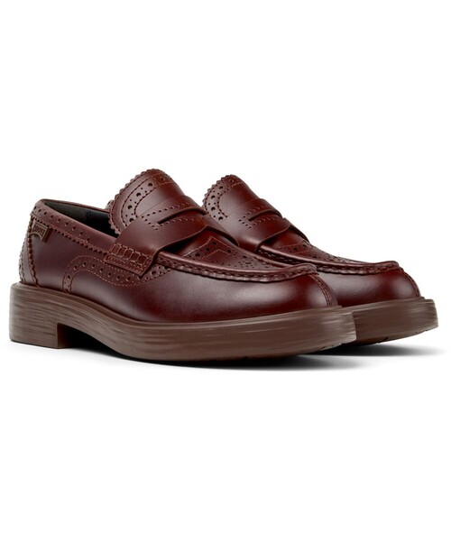 CAMPER（カンペール）の「[カンペール] TWINS / カジュアルシューズ（ドレスシューズ・レディース・ブラウン系その他3・24.0cm/23.5cm/23.0cm/25.5cm/25.0cm/22.5cm/26.0cm）」の2枚目の写真