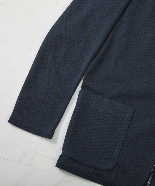 UNION STATION（ユニオンステーション）の「〈洗える〉ハニカムMIXテーラードジャケット（テーラードジャケット・メンズ・ライトグレー/ライトブルー/ネイビー・L/M/S/LL）」の14枚目の写真