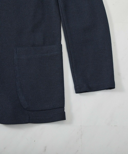 UNION STATION（ユニオンステーション）の「〈洗える〉ハニカムMIXテーラードジャケット（テーラードジャケット・メンズ・ライトグレー/ライトブルー/ネイビー・L/M/S/LL）」の15枚目の写真