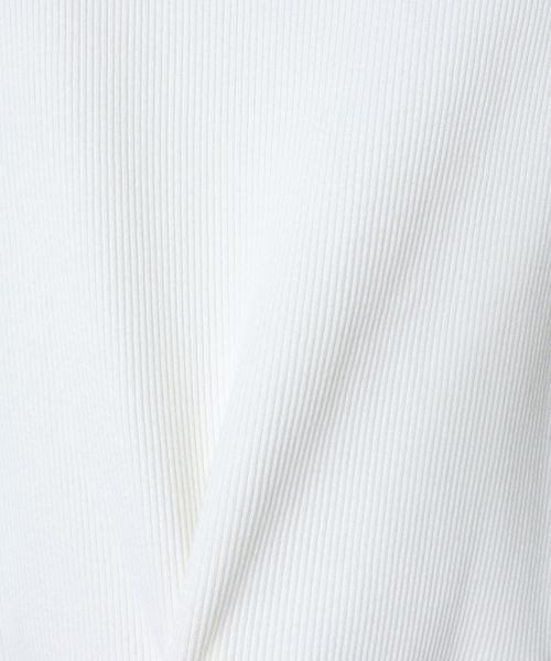 JEANASIS（ジーナシス）の「コンパクトリブTEE LS/655872（Tシャツ/カットソー・レディース・ブラック/ホワイト/ブルー・FREE）」の14枚目の写真