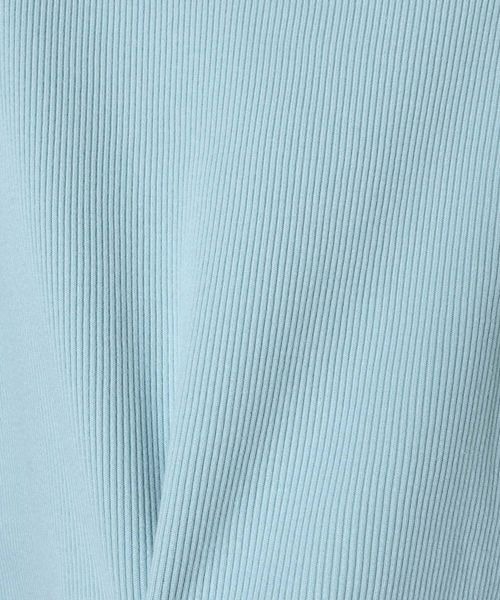 JEANASIS（ジーナシス）の「コンパクトリブTEE LS/655872（Tシャツ/カットソー・レディース・ブラック/ホワイト/ブルー・FREE）」の15枚目の写真