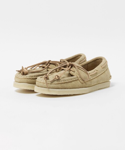 Clarks Originals（クラークスオリジナルズ）の「【国内EXCLUSIVEカラー】＜Clarks Originals＞ GODNEY BOATシューズ（モカシン/デッキシューズ・レディース・ベージュ・UK 5H/UK4.5/UK 5/UK 6/UK 4）」の3枚目の写真