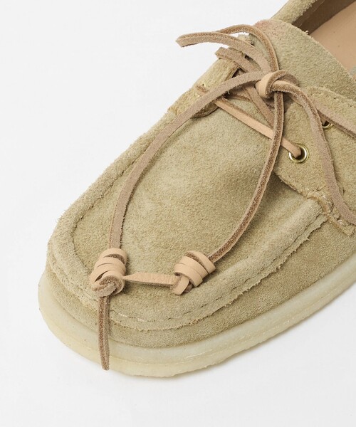 Clarks Originals（クラークスオリジナルズ）の「【国内EXCLUSIVEカラー】＜Clarks Originals＞ GODNEY BOATシューズ（モカシン/デッキシューズ・レディース・ベージュ・UK 5H/UK4.5/UK 5/UK 6/UK 4）」の8枚目の写真
